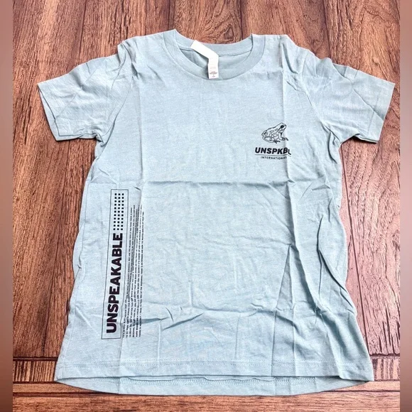 Kids Unspeakable Light Blue T-Shirt - Picture 1 of 2